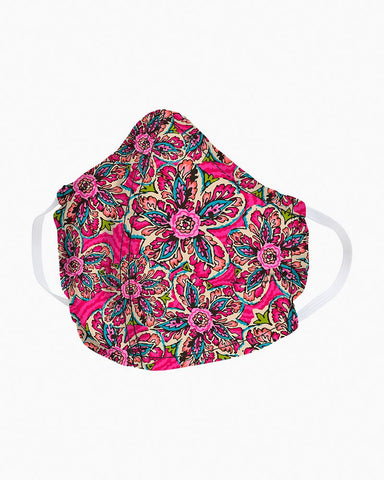 Cotton Face Mask Sunburst Floral