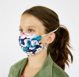 Youth Mask With Adj. Elastic French Paisley