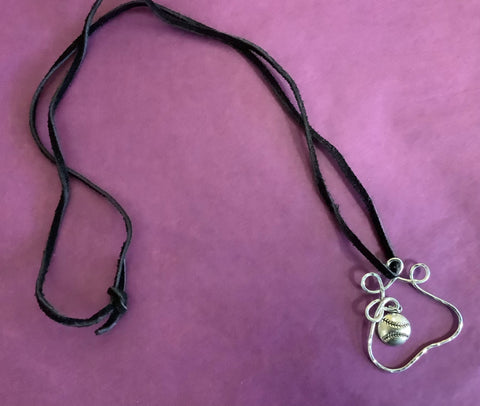 Baseball Themed Pendant by Rana