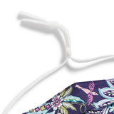 Youth Mask With Adj. Elastic French Paisley