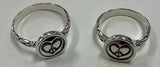 MKD Heart Peace Rings
