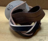 bandana Girl black ponytail holder 458