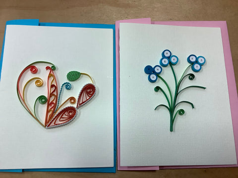 Quill Art Card by Autumn One per Purchase