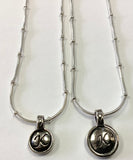 Initial K sterling silver necklace by Mary Kay
