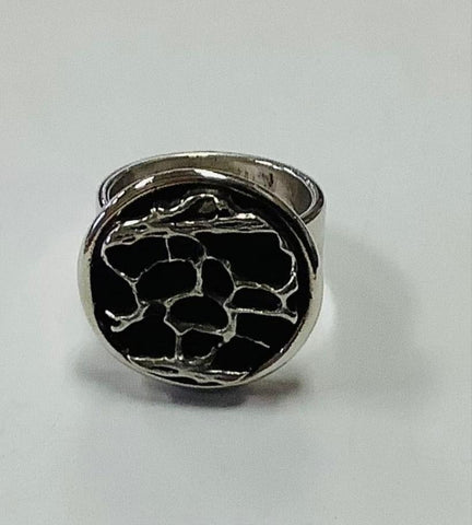 #R free form round organic ring size 6.5