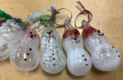 Double Snowman Ornament by Cheryl Bower