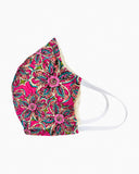 Cotton Face Mask Sunburst Floral
