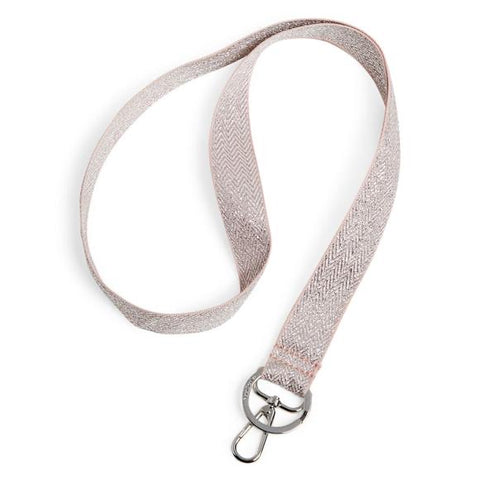 Wide Lanyard Rose Quartz