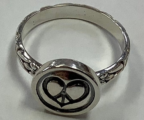 MKD Heart Peace Rings