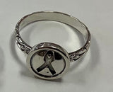 MKD Breast Cancer Ribbon Ring