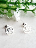 Sosie Designs - Silver Wave Stud
