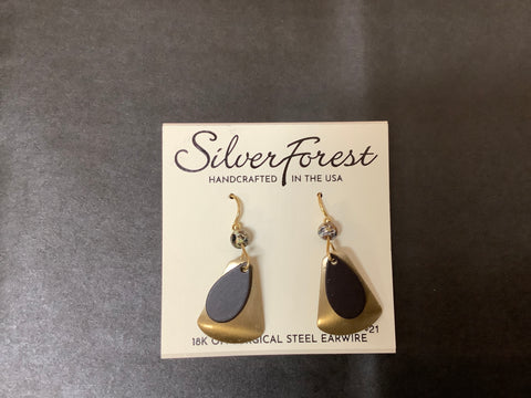 NE-2341 Silver Forest Earrings