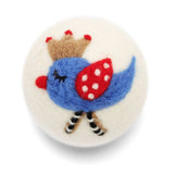 Ethical Global - Birds: Eco Wool Dryer Balls Fair Trade: Red Bird