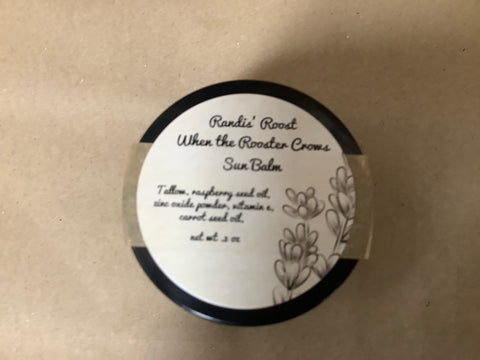 Randis’ Roost Sun Balm by Lisa