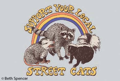 Ephemera - Magnet-Support your local street cats