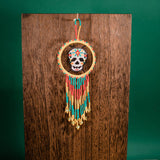 Lucia's Imports - Sugar Skull Skeleton Dream Catcher (Closeout)