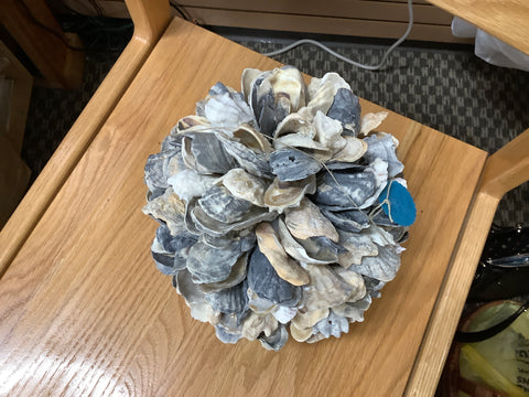 9” Oyster Ball with Coral by Lisa