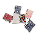 StuckOnU Art - Playing Cards Mini Notebook, Journal, Notepad: Red