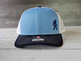 Bigfoot, Sasquatch on Richardson 112 Trucker Hat: Caramel/Black