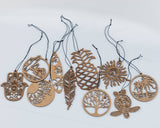 Fresh Fresheners - Beach Palm Trees Wooden Air Freshener Pack of 8