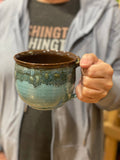 Clay in Motion - Latte Mug: Midnight Prairie