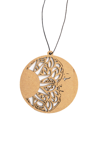 Fresh Fresheners - Sun and Moon Wooden Air Freshener Pack of 8