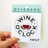 Tipsy Coasters & Gifts - Wine Sticker | Wine O'clock