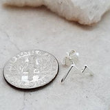Sosie Designs - Silver Mountain Silhouette Studs