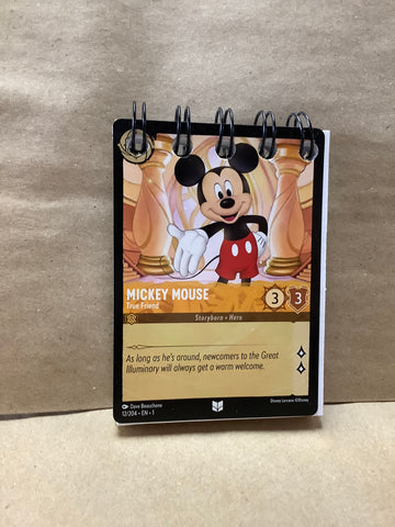 Mickey Mouse Mini Notebook