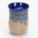 Clay in Motion - The Original Handwarmer Mug: Black and Brown / Left Hand