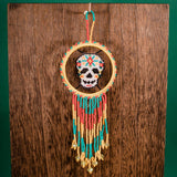 Lucia's Imports - Sugar Skull Skeleton Dream Catcher (Closeout)
