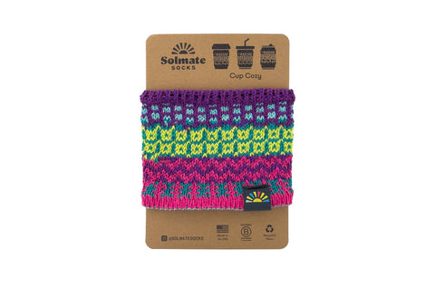 Solmate Socks - Cup Cozy 4-Pack | USA Made Sustainable Accessories : Assorted 4-pack
