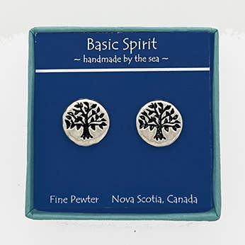 Basic Spirit - Tree of Life Stud Earrings (Boxed)