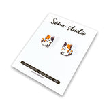 Sona Studio - Calico Cat Earrings