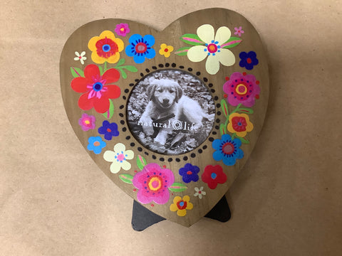 Mini HeartFrame Folk Flower