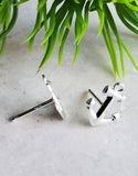 Sosie Designs - #1901 Sterling Silver Anchor Studs (9x10mm)
