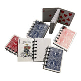 StuckOnU Art - Playing Cards Mini Notebook, Journal, Notepad: Blue