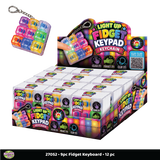 Novelty Brands - Light-Up Fidget LED Keypad Keychain Toy