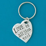 Basic Spirit - Love Is All Quote Keychain (Boxed)