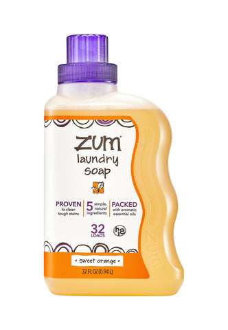 Zum by Indigo Wild - Zum Laundry Soap - Sweet Orange: 32 fz