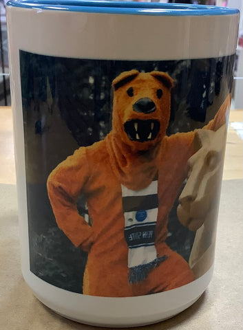 Nittany Lion Mug with Mascot and Statue by Kellee