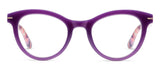 Peepers - Daphne (Blue Light): Purple/Coral Check / Reading / 1.75