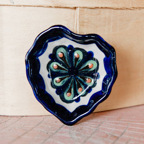 Lucia's Imports - San Antonio Palopo Heart Tapas Trinket Dish