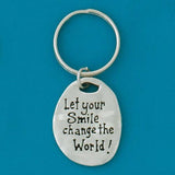 Basic Spirit - Let Your Smile Quote Keychain (Boxed)
