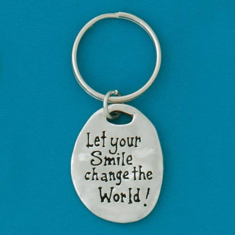 Basic Spirit - Let Your Smile Quote Keychain (Boxed)