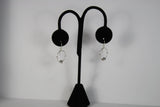 Ken’s handcrafted jewelry - Sterling Silver Earring Small Circle w/Sterling Silver Bead