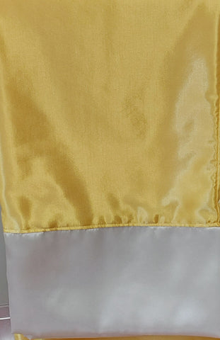 Yellow Satin Pillowcases by Carol (one per purchase)