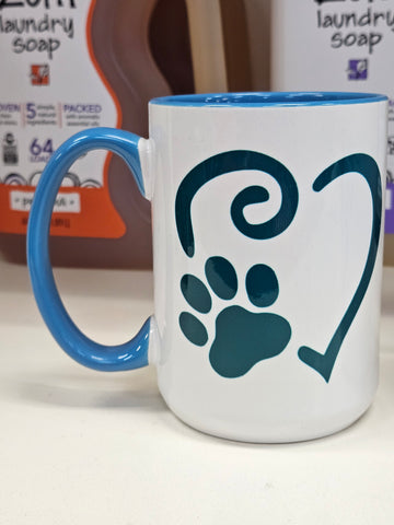 Heart n Paw Mug by Kellee