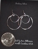 Ken’s handcrafted jewelry - Sterling Silver Circle Medium Multiple