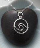 Sosie Designs - Silver Surfer Wave Necklace